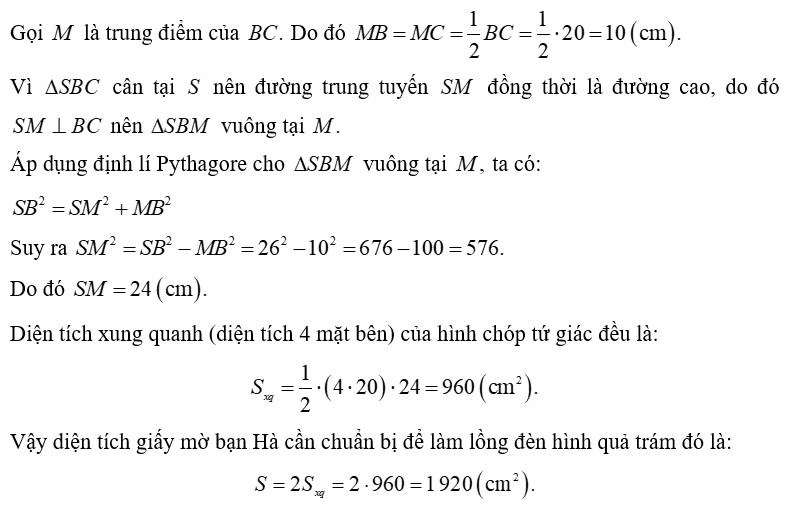 10 Đề thi Học kì 1 Toán 8 Cánh diều (có đáp án + ma trận)