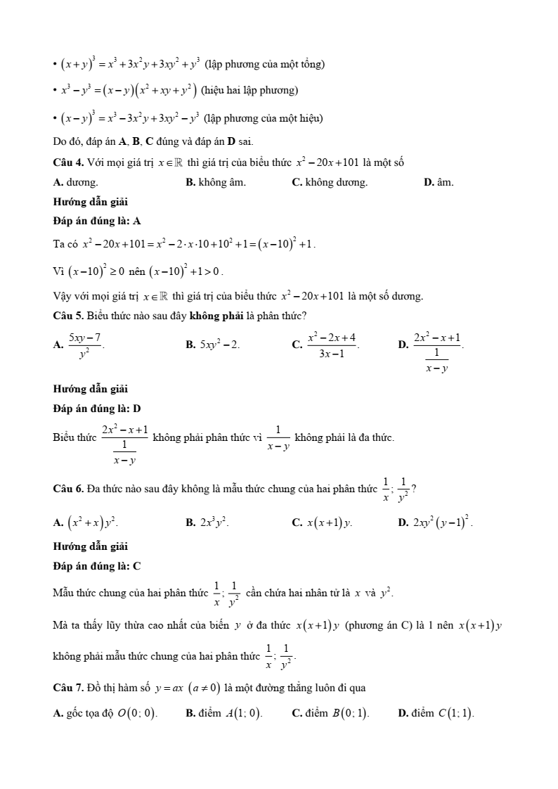 25 Đề thi Học kì 1 Toán 8 Cánh diều (có đáp án, cấu trúc mới)