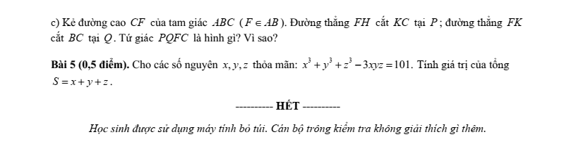 Đề thi Giữa kì 1 Toán 8 năm 2026-2027 trường THCS&THPT Lương Thế Vinh (Hà Nội)