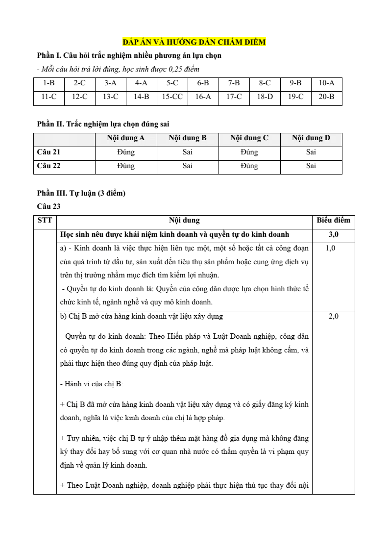 5 Đề thi Học kì 2 GDCD 9 Kết nối tri thức (cấu trúc mới, có đáp án)