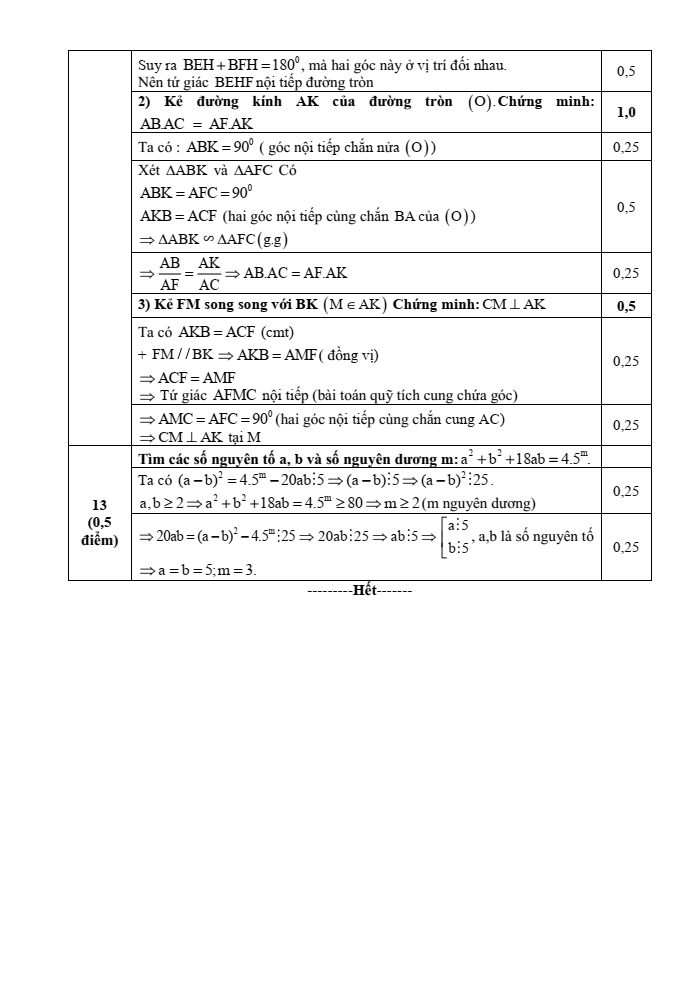 Đề thi Giữa kì 2 Toán 9 năm 2023-2024 phòng GD&ĐT thành phố Ninh Bình