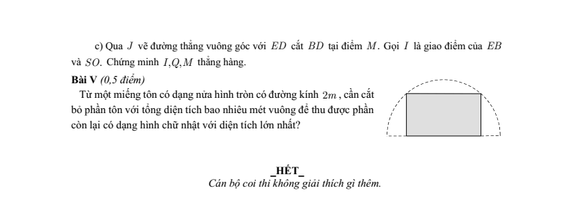 Đề thi Giữa kì 2 Toán 9 trường THCS Nghĩa Tân (Hà Nội) năm 2025-2026