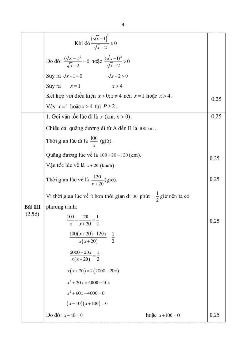 Đề thi Học kì 2 Toán 9 phòng GD&ĐT Hoài Đức (Hà Nội) năm 2024-2025