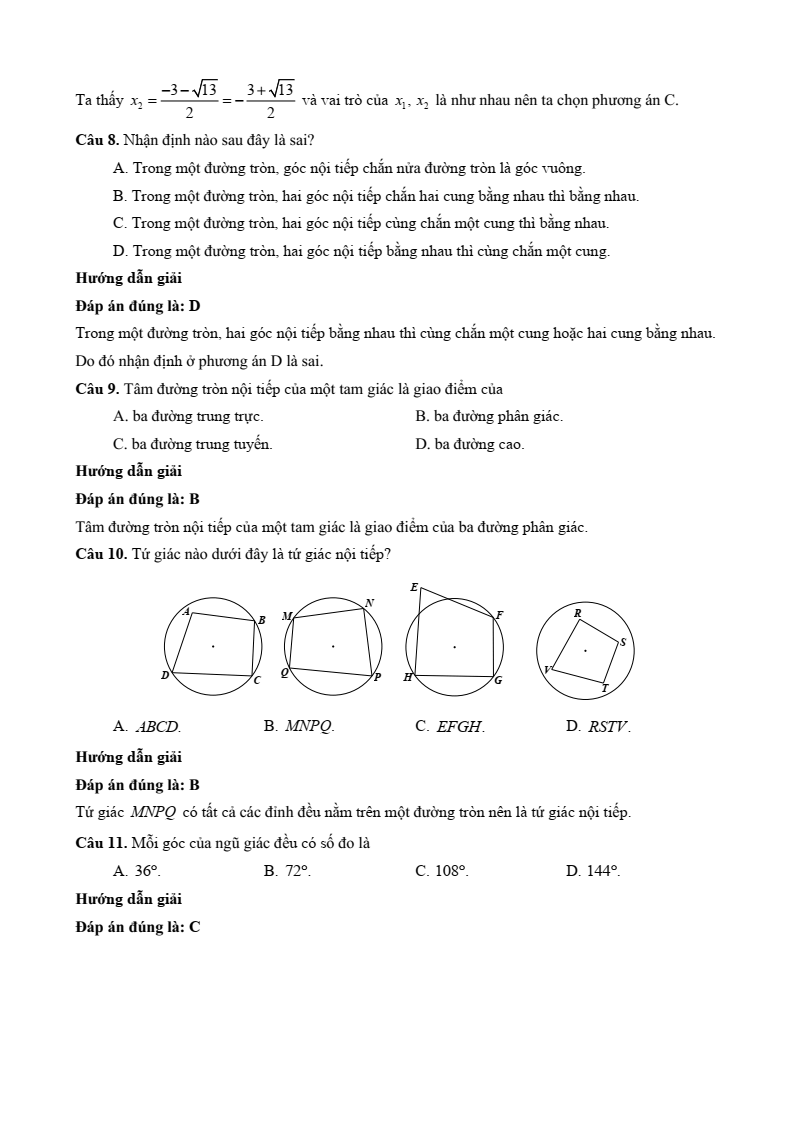 10+ Đề thi Giữa kì 2 Toán 9 Kết nối tri thức (cấu trúc mới, có đáp án)