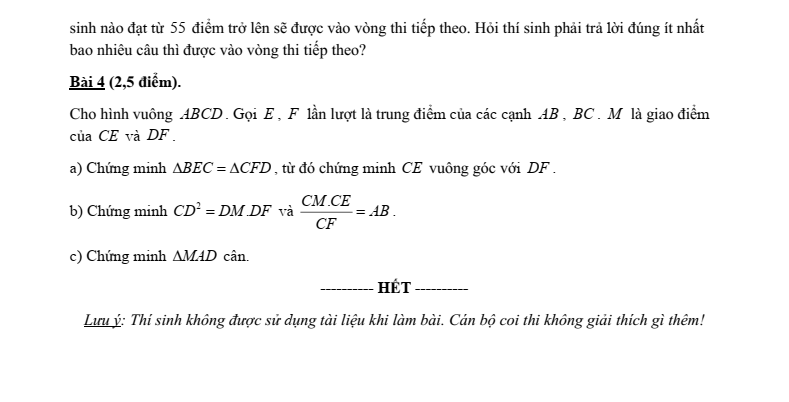 Đề thi Giữa kì 1 Toán 9 năm 2026-2027 trường THCS Nguyễn Trường Tộ (Hà Nội)