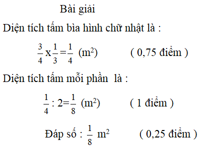 Bài tập cuối tuần Toán lớp 5 Tuần 2 có đáp án (Đề 3) | Đề kiểm tra cuối tuần Toán 5 có đáp án