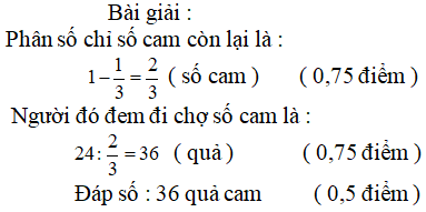 Bài tập cuối tuần Toán lớp 5 Tuần 7 có đáp án (Đề 1) | Đề kiểm tra cuối tuần Toán 5 có đáp án