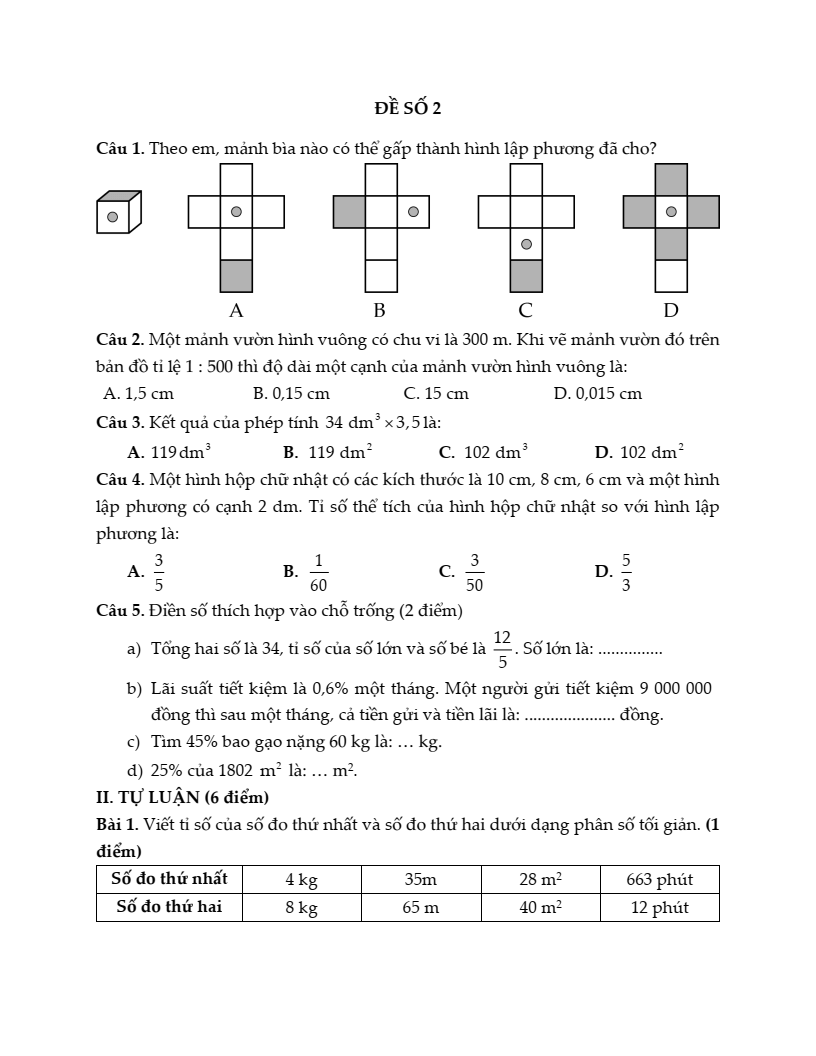 20+ Đề thi Toán lớp 5 Giữa kì 2 Kết nối tri thức 2026 (tải nhiều)