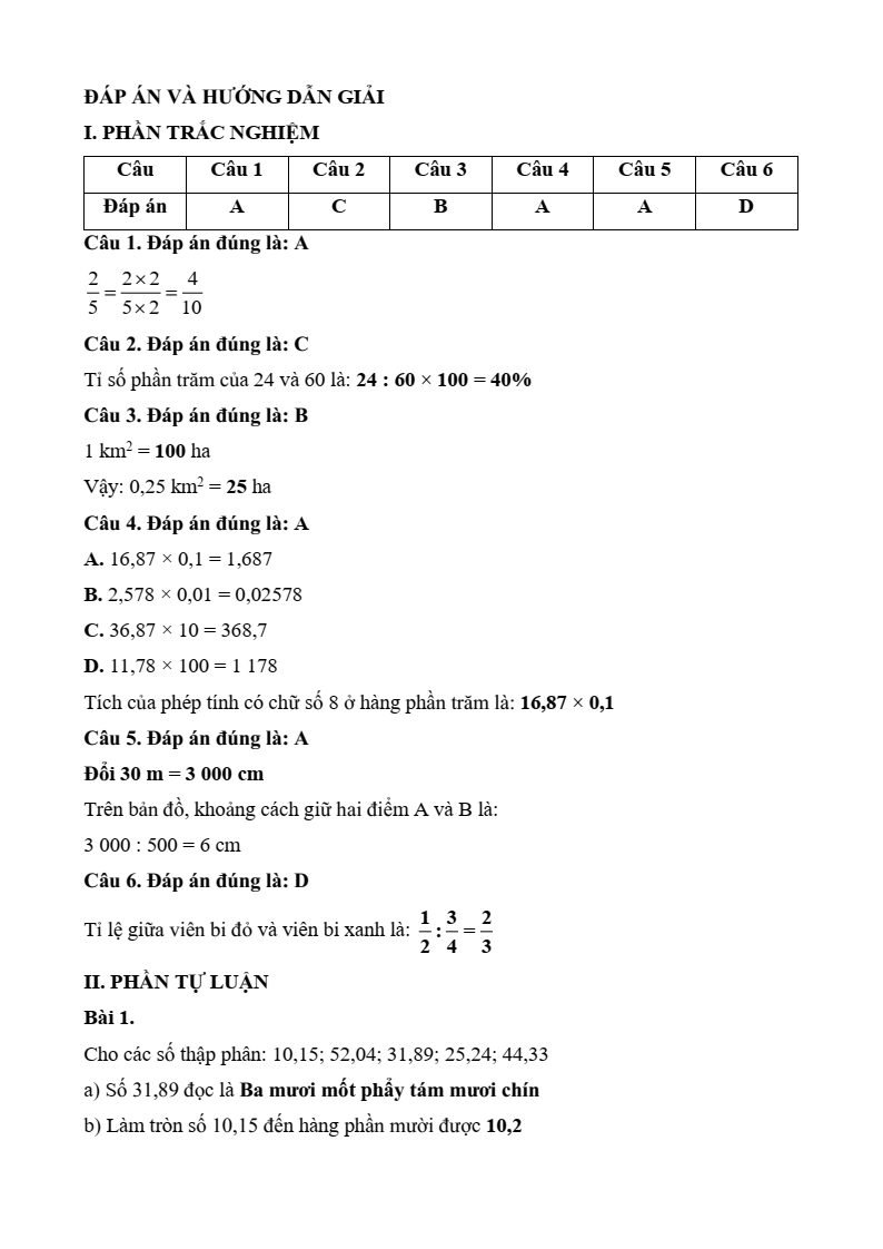 10 Đề thi Học kì 1 Toán lớp 5 Cánh diều (có đáp án, cấu trúc mới)