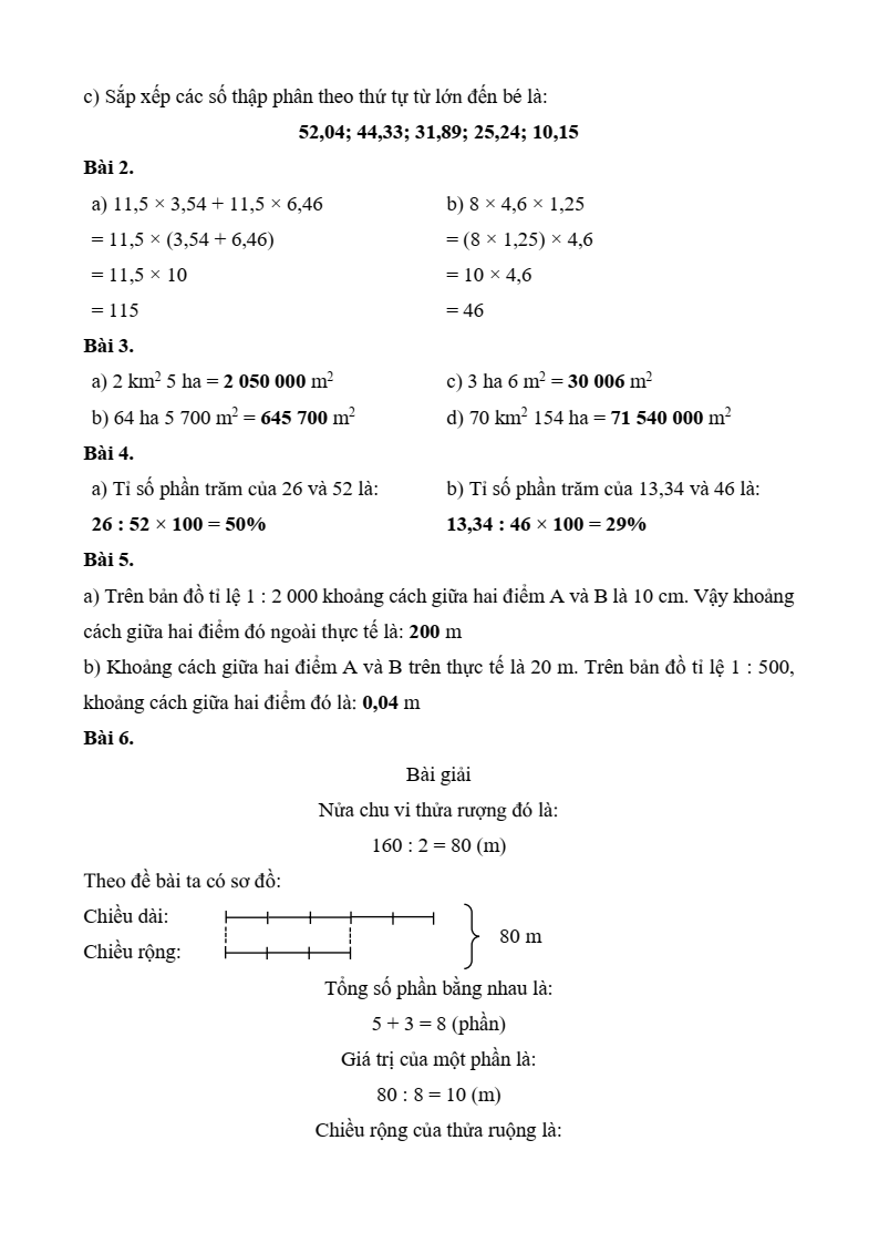 10 Đề thi Học kì 1 Toán lớp 5 Cánh diều (có đáp án, cấu trúc mới)