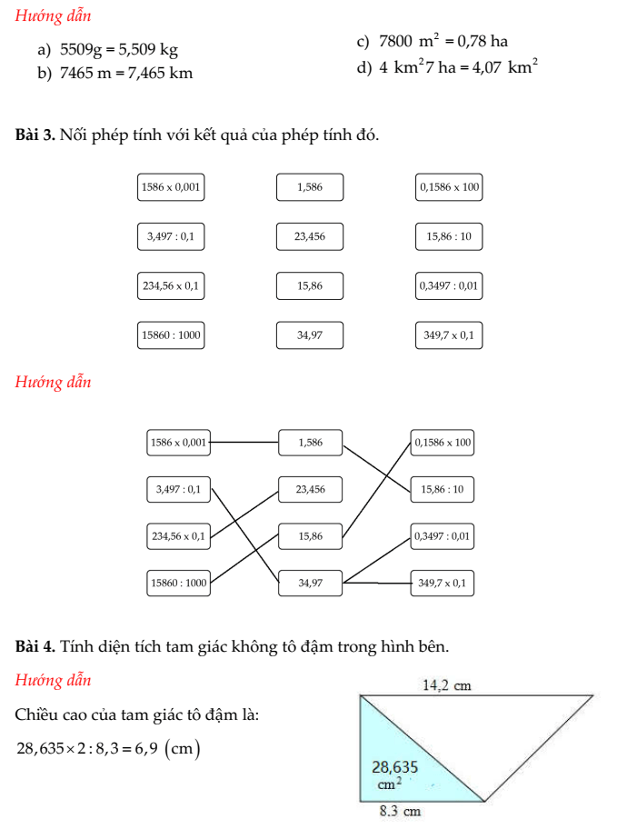 20+ Đề thi Toán lớp 5 Học kì 1 Kết nối tri thức 2025 (tải nhiều)