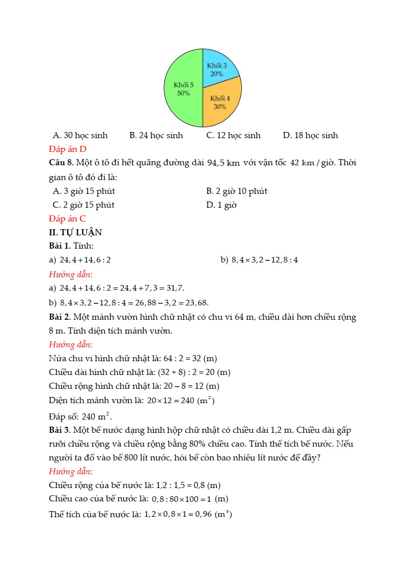 20+ Đề thi Toán lớp 5 Học kì 2 Kết nối tri thức 2026 (tải nhiều)