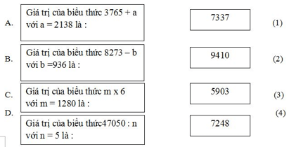 Bài tập cuối tuần Toán lớp 4 Tuần 1 | Đề kiểm tra cuối tuần Toán 4 có đáp án