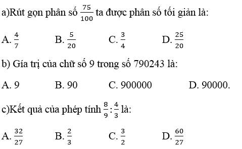 Đề thi Toán lớp 1 Học kì 1, Học kì 2 chọn lọc, có đáp án