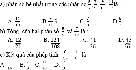 Đề thi Toán lớp 1 Học kì 1, Học kì 2 chọn lọc, có đáp án