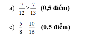 Đề thi Giữa kì 2 Toán lớp 4 có đáp án (cơ bản - Đề 3)