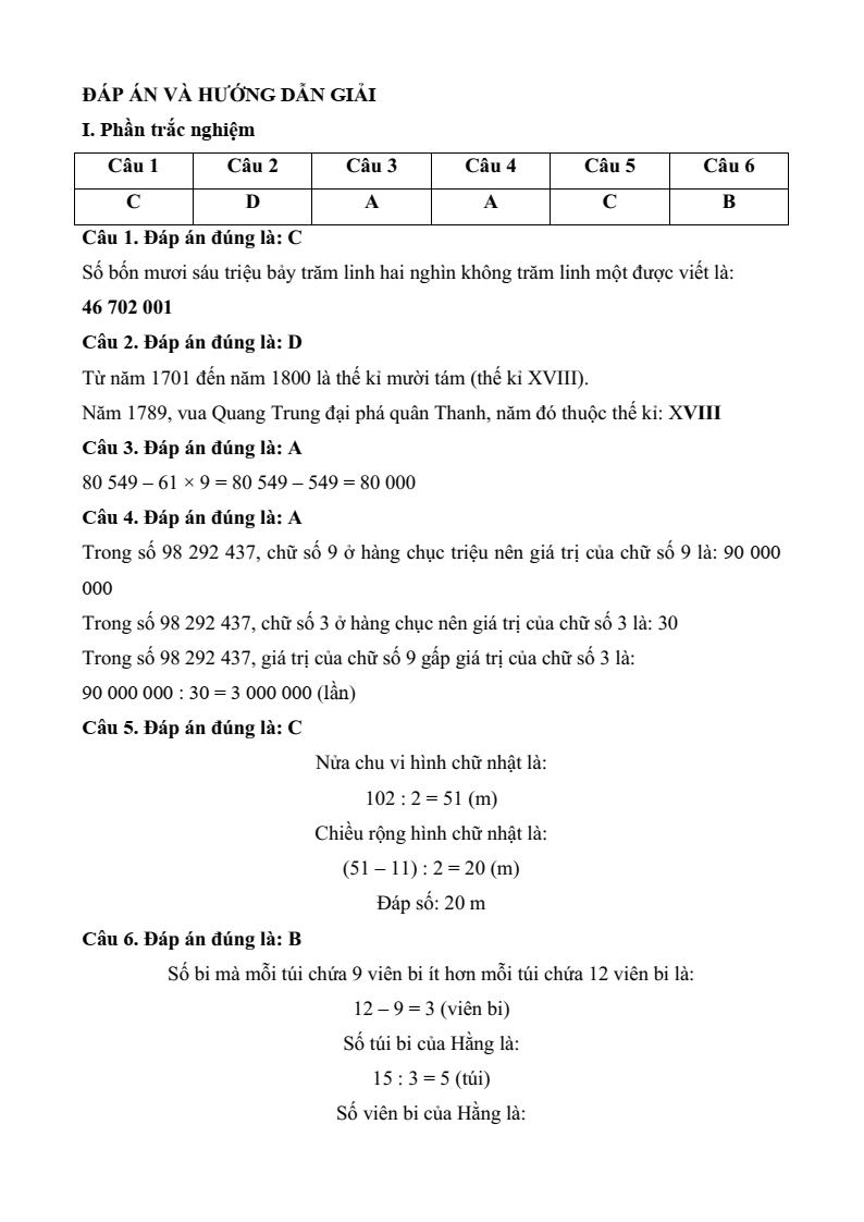 30 Đề thi Học kì 1 Toán lớp 4 Kết nối tri thức (có đáp án, cấu trúc mới)