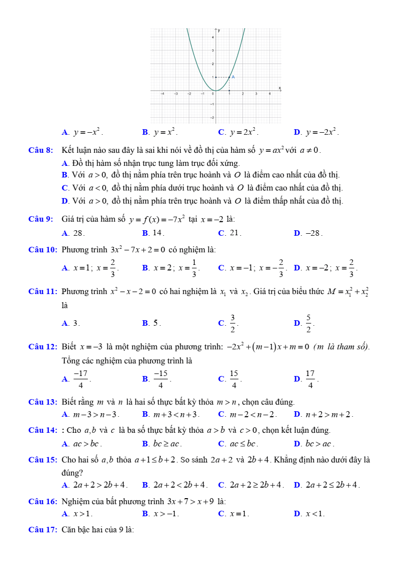 Đề minh họa Toán vào lớp 10 Sở GD&ĐT Đồng Tháp (Chung) năm 2026