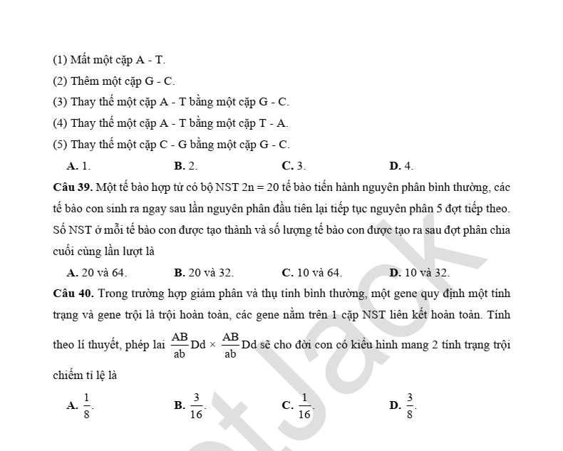5 Đề thi KHTN vào lớp 10 theo cấu trúc Tuyên Quang