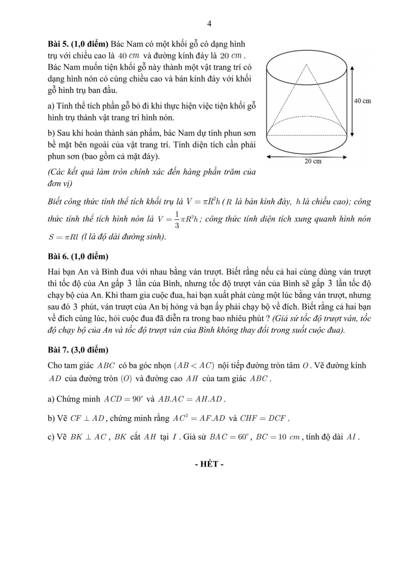 Đề thi thử Toán vào lớp 10 năm 2026 Sở GD&ĐT Tp Hồ Chí Minh