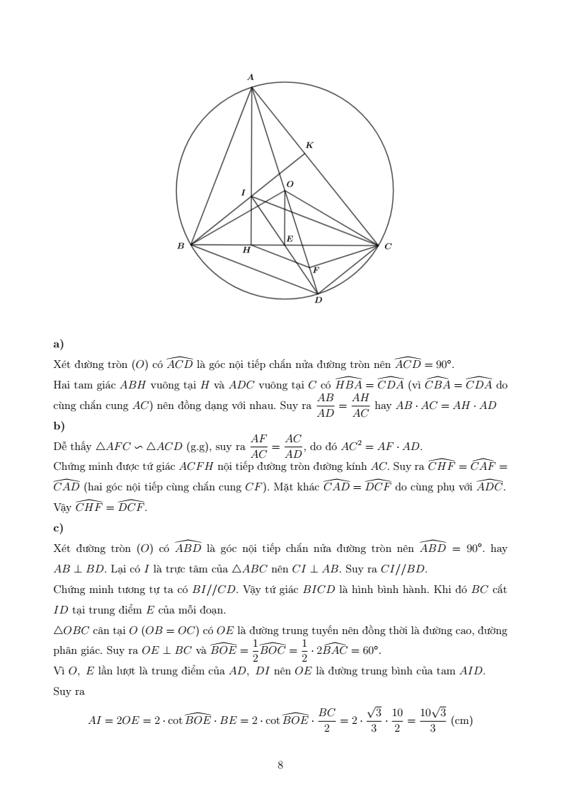 Đề thi thử Toán vào lớp 10 năm 2026 Sở GD&ĐT Tp Hồ Chí Minh