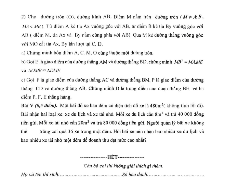 Đề thi thử Toán vào lớp 10 năm 2025-2026 trường THCS Nam Từ Liêm