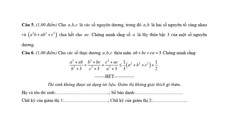 Giải Đề tuyển sinh vào lớp 10 Toán (chuyên) Đắk Lắk năm 2026