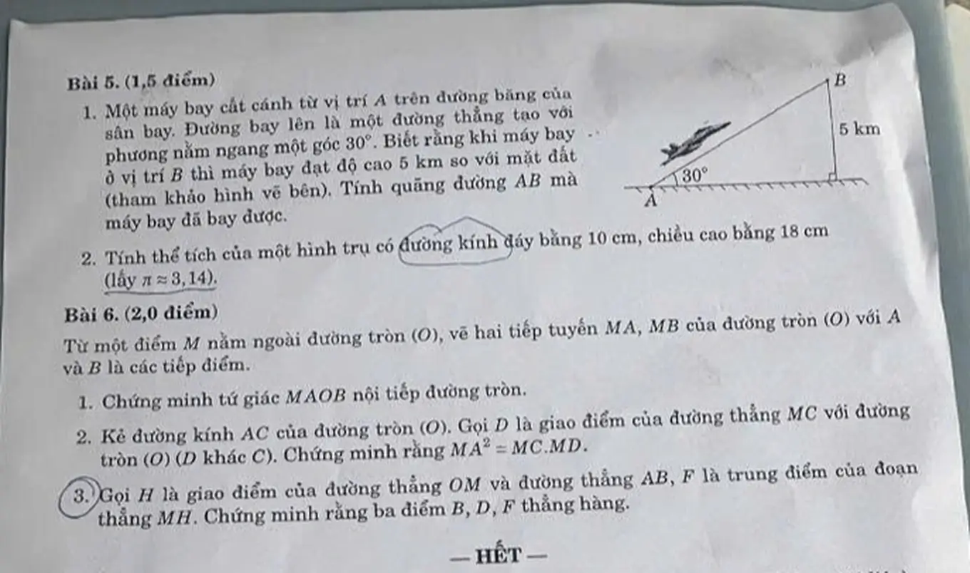 Giải Đề tuyển sinh vào lớp 10 Toán Đồng Nai năm 2026