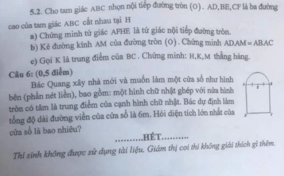 Giải Đề tuyển sinh vào lớp 10 Toán Lai Châu năm 2026