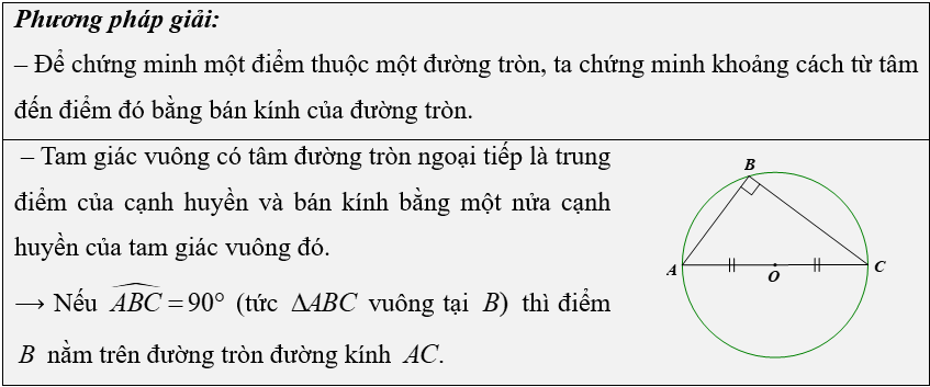 (Ôn thi Toán vào 10) Chứng minh điểm thuộc đường tròn, tứ giác nội tiếp