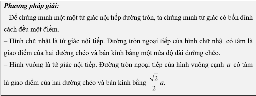 (Ôn thi Toán vào 10) Chứng minh điểm thuộc đường tròn, tứ giác nội tiếp