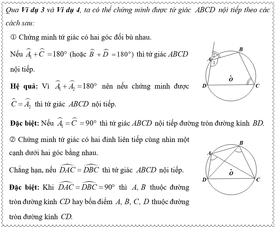 (Ôn thi Toán vào 10) Chứng minh điểm thuộc đường tròn, tứ giác nội tiếp
