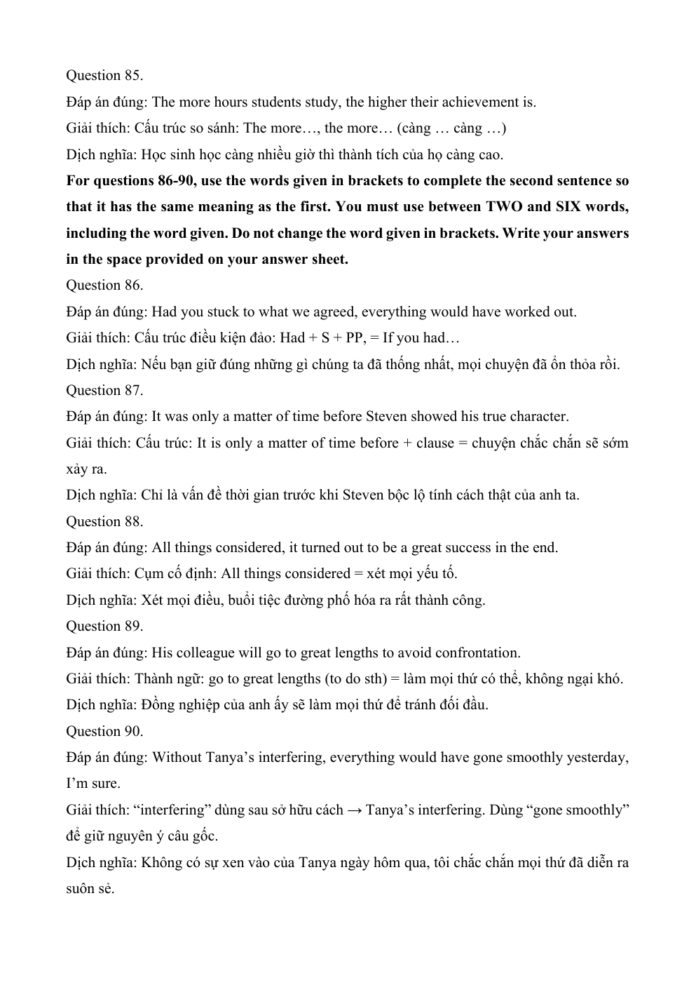 Đề minh họa Tiếng Anh vào lớp 10 Phú Thọ (Chuyên) năm 2026