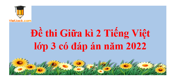 Đề thi Giữa kì 2 Tiếng Việt lớp 3 có đáp án năm 2024 (10 đề)