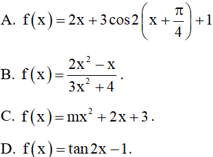 Đề thi Giữa kì 2 Toán 11 có đáp án (6 đề))