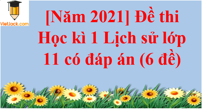 Đề thi Học kì 1 Lịch Sử 11 có đáp án (6 đề)