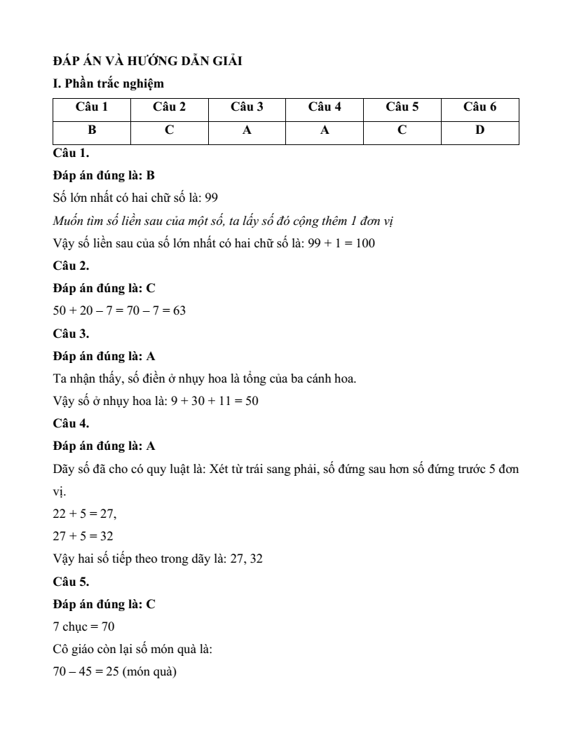 25 Đề thi Học kì 1 Toán lớp 2 Cánh diều năm 2026 (có đáp án)