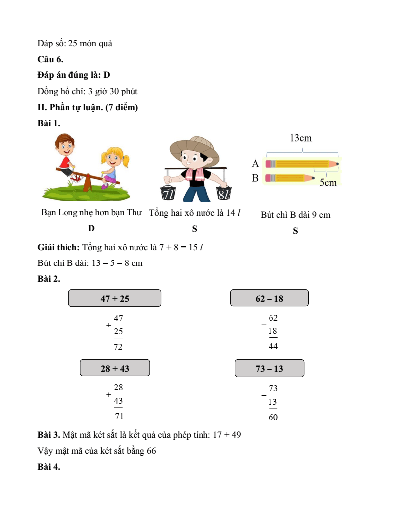 25 Đề thi Học kì 1 Toán lớp 2 Cánh diều năm 2026 (có đáp án)