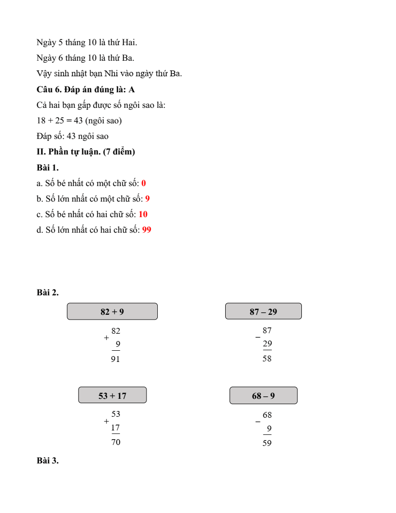 25 Đề thi Học kì 1 Toán lớp 2 Chân trời sáng tạo năm 2026 (có đáp án)
