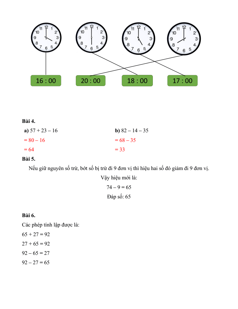 35 Đề thi Học kì 1 Toán lớp 2 Kết nối tri thức năm 2026 (có đáp án)