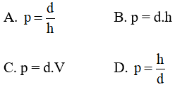 Đề thi Học kì 1 Vật Lí 8 có đáp án (6 đề)