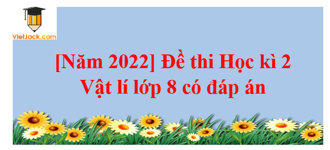 Đề thi Học kì 2 Vật Lí 8 có đáp án (8 đề)