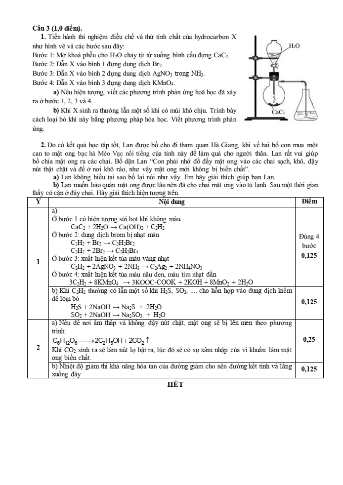 Đề thi học sinh giỏi Hóa học 12 Cụm 09 trường THPT (Phú Thọ) năm 2025-2026