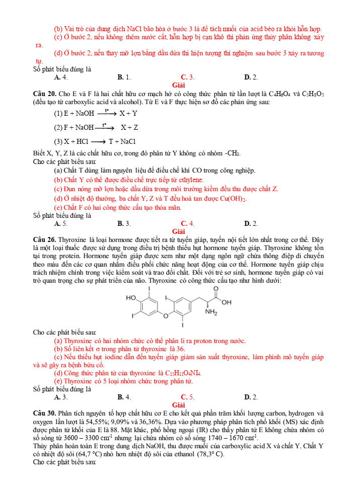 Đề thi học sinh giỏi Hóa học 12 Cụm 09 trường THPT (Phú Thọ) năm 2025-2026