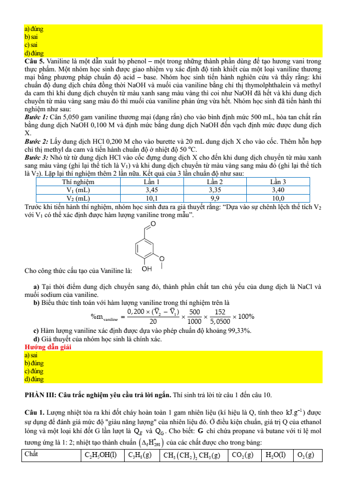 Đề thi học sinh giỏi Hóa học 12 Cụm các trường THPT (Hải Phòng) năm 2025-2026