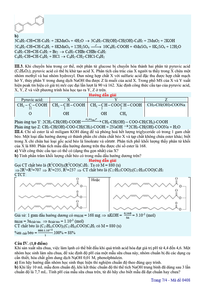 Đề thi học sinh giỏi Hóa học 12 Liên trường THPT (Nghệ An) năm 2025-2026