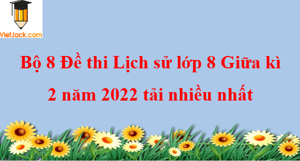 Bộ 8 Đề thi Lịch Sử 8 Giữa kì 2 năm 2024 tải nhiều nhất