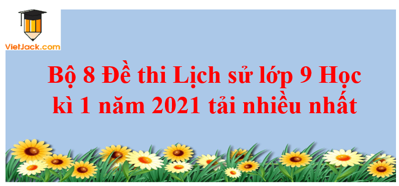 Bộ 8 Đề thi Lịch Sử 9 Học kì 1 năm 2024 tải nhiều nhất