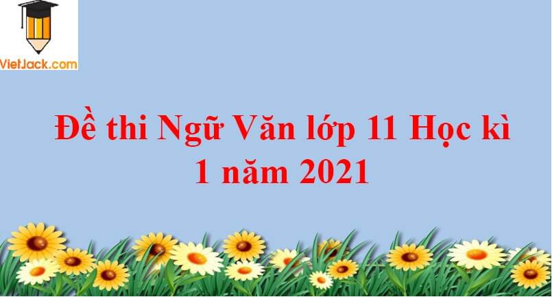 Bộ Đề thi Ngữ Văn 11 Học kì 1 năm 2024 tải nhiều nhất