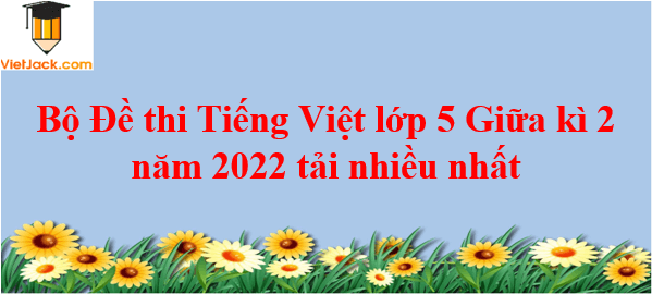 Bộ 15 Đề thi Tiếng Việt lớp 5 Giữa kì 2 năm 2024 tải nhiều nhất